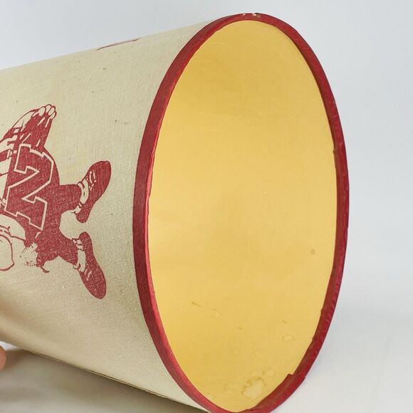 VTG Nebraska Cornhuskers Herbie Husker Lamp Shade Paper Sports Decor Football - Picture 9 of 14